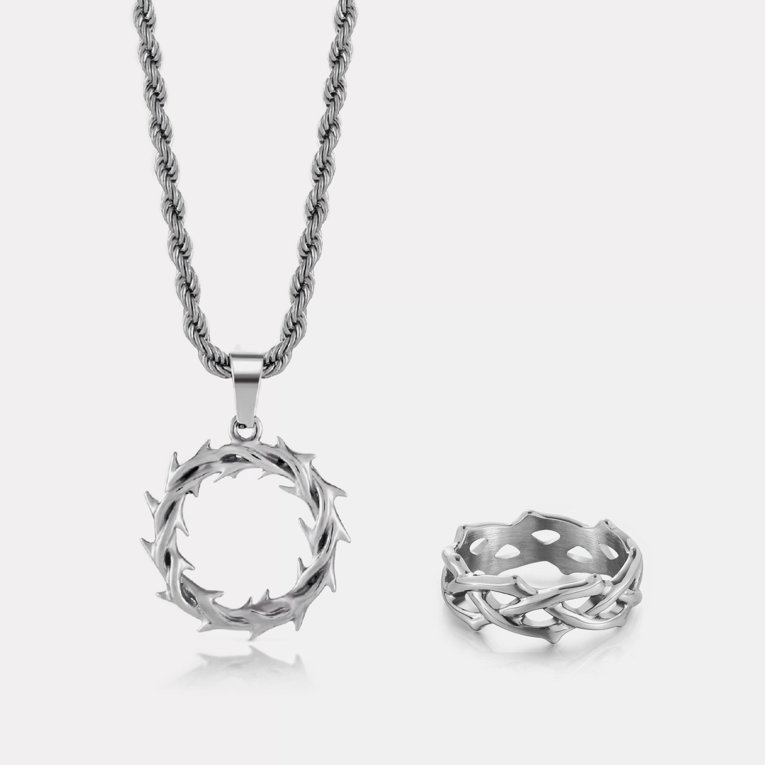 His Crown of Thorns Set (Silver) Pre-Order