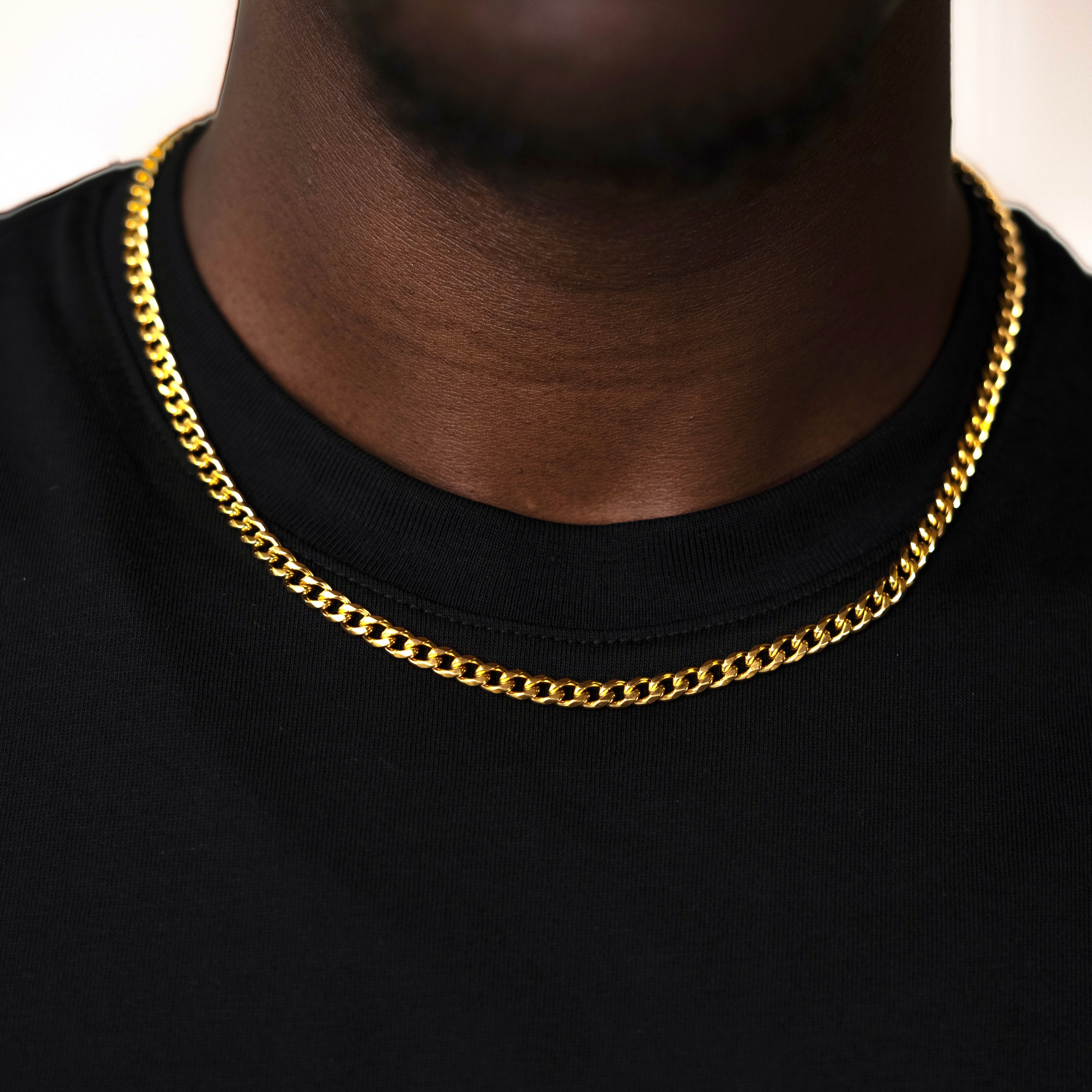 Cuban Chain 5mm (Gold)