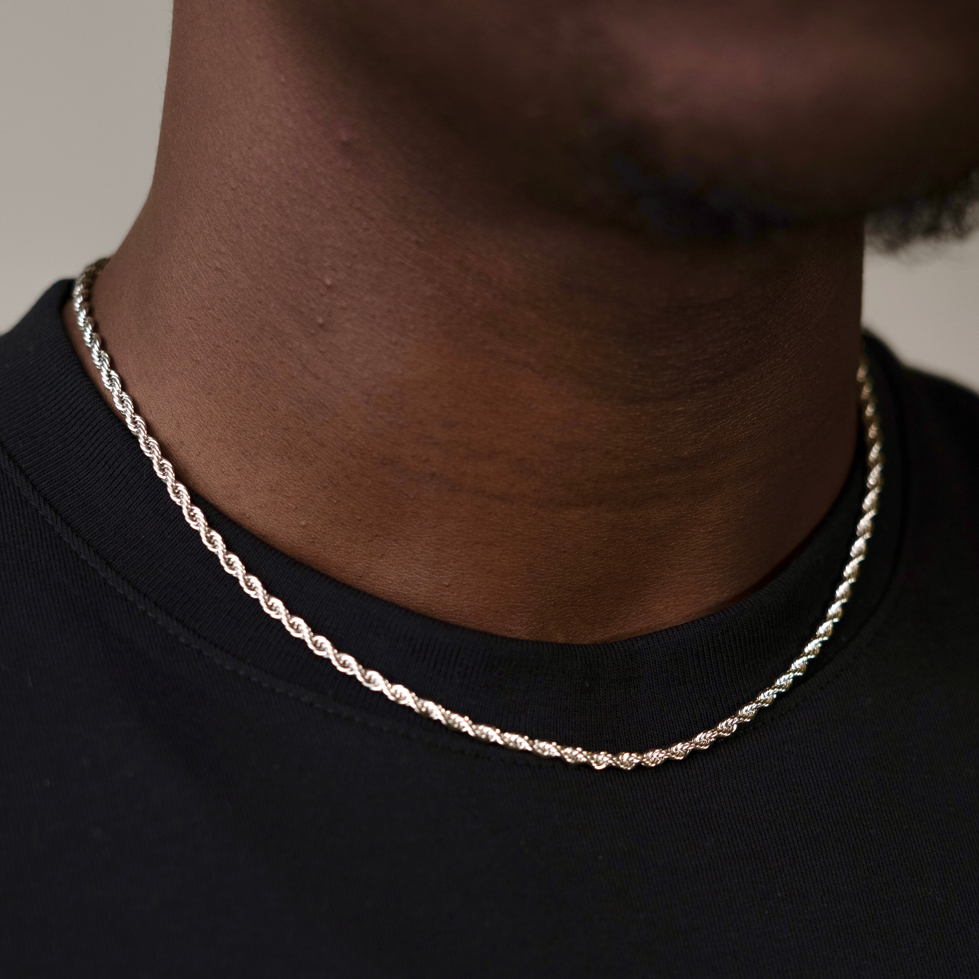 Rope Chain 3mm (Silver)