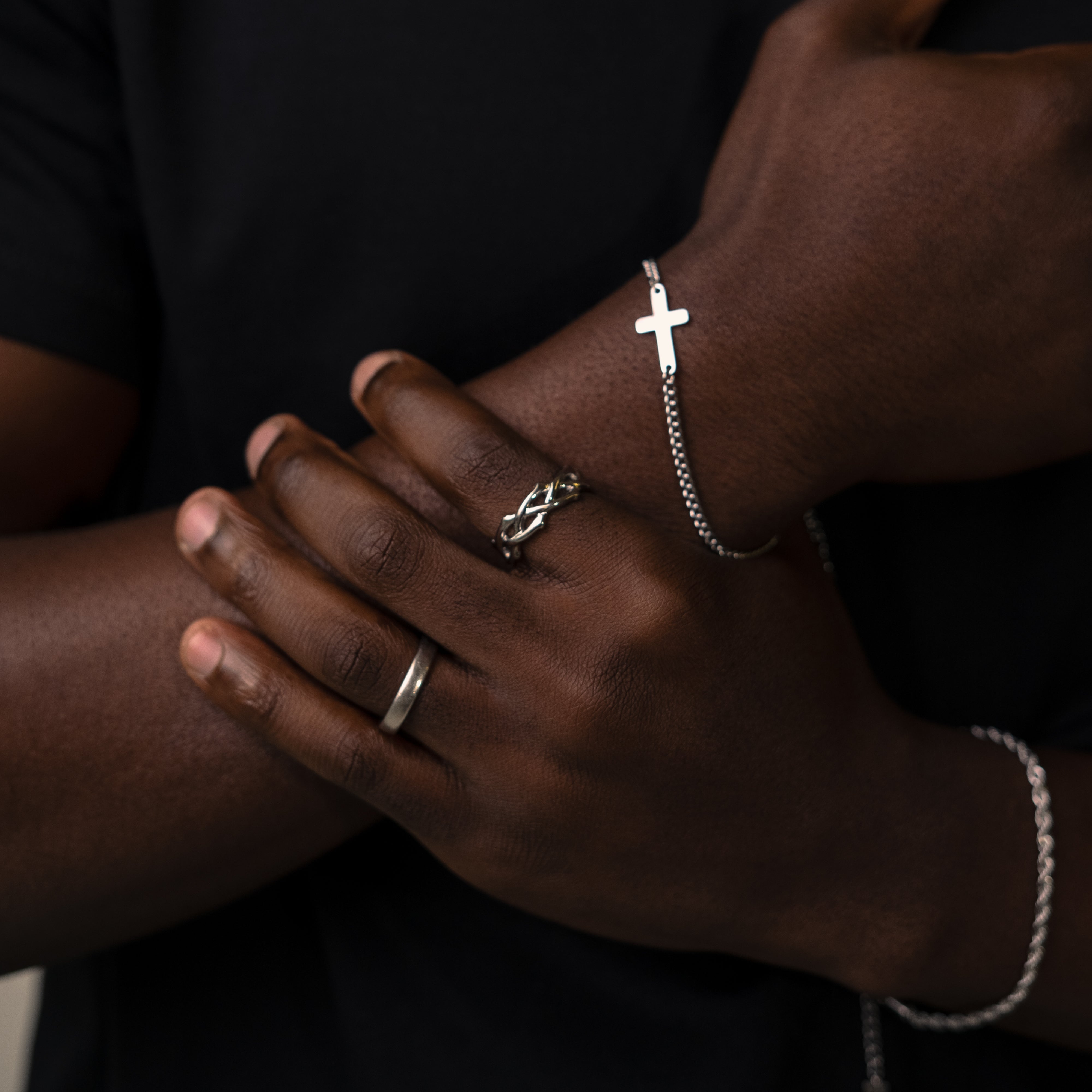 Cross Bracelet (Silver)