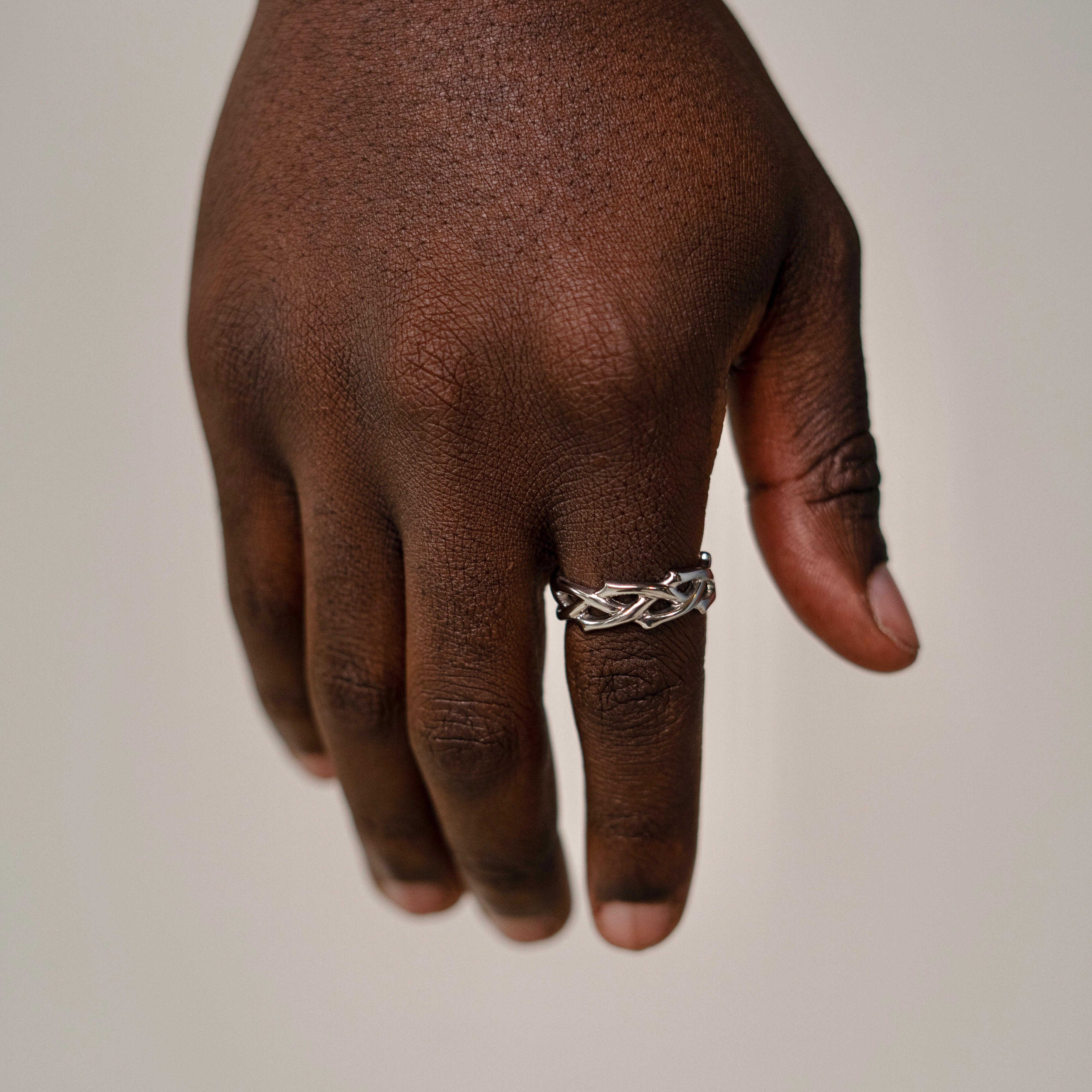 Crown of Thorns Ring (Silver)