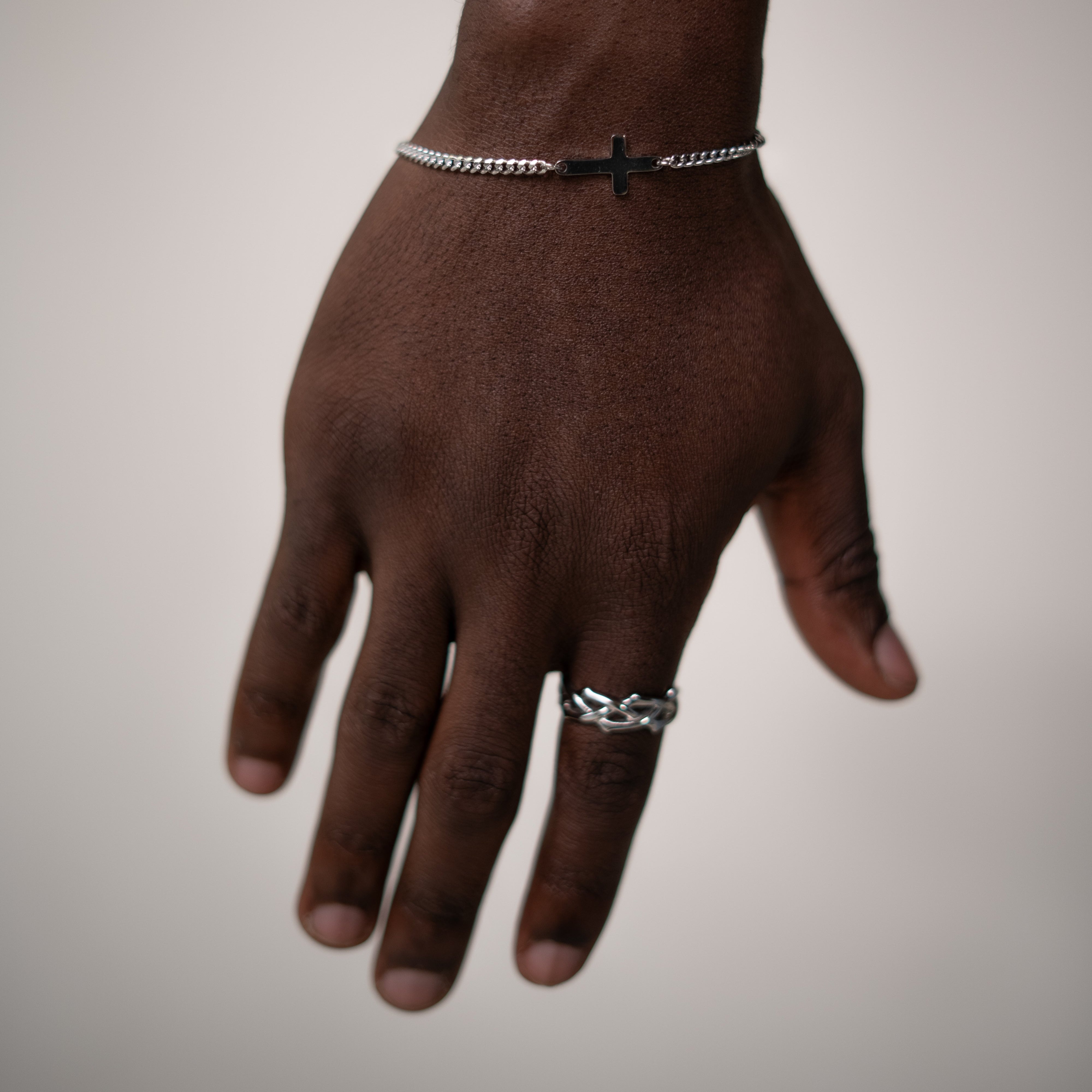 Cross Bracelet (Silver)