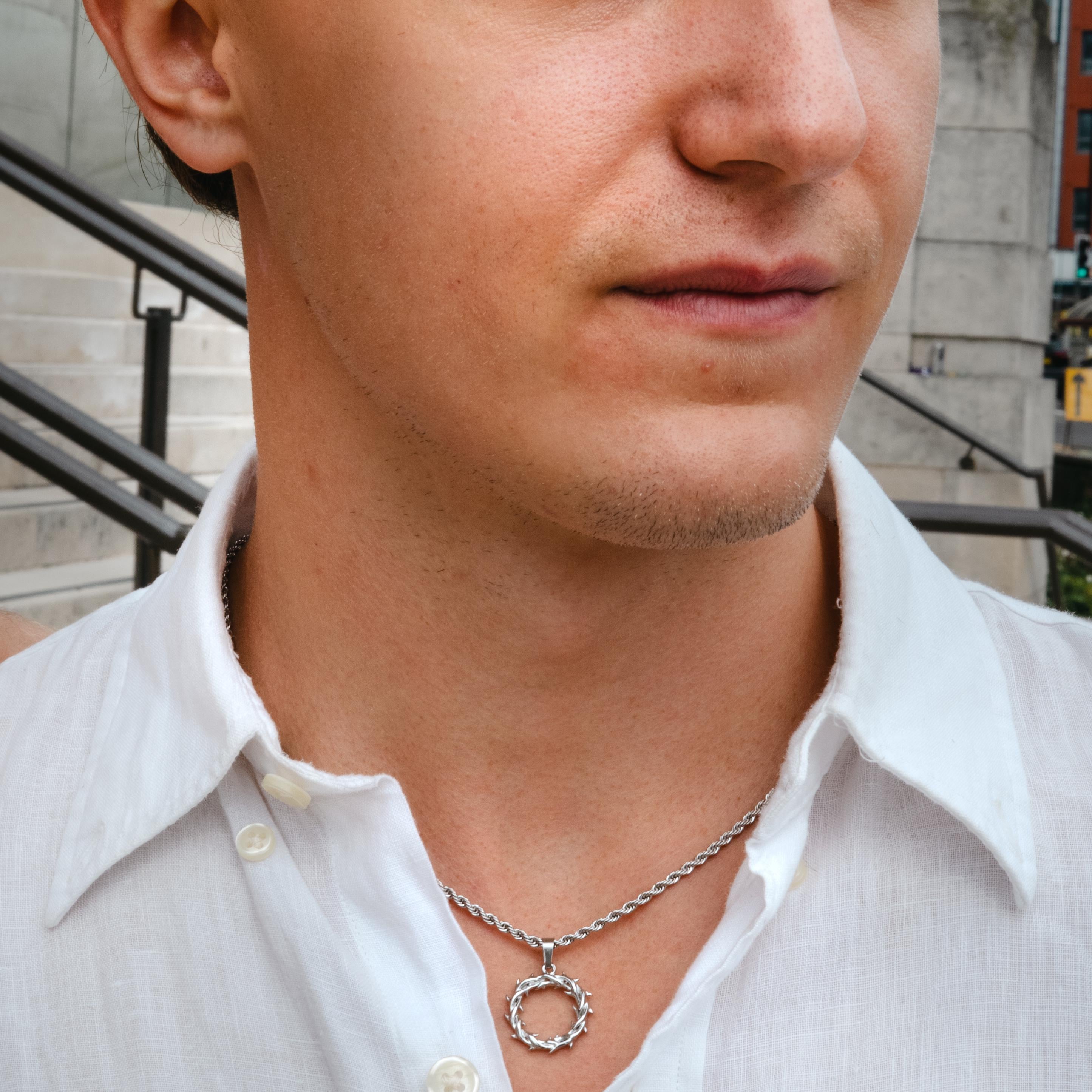 His Crown of Thorns (Silver)