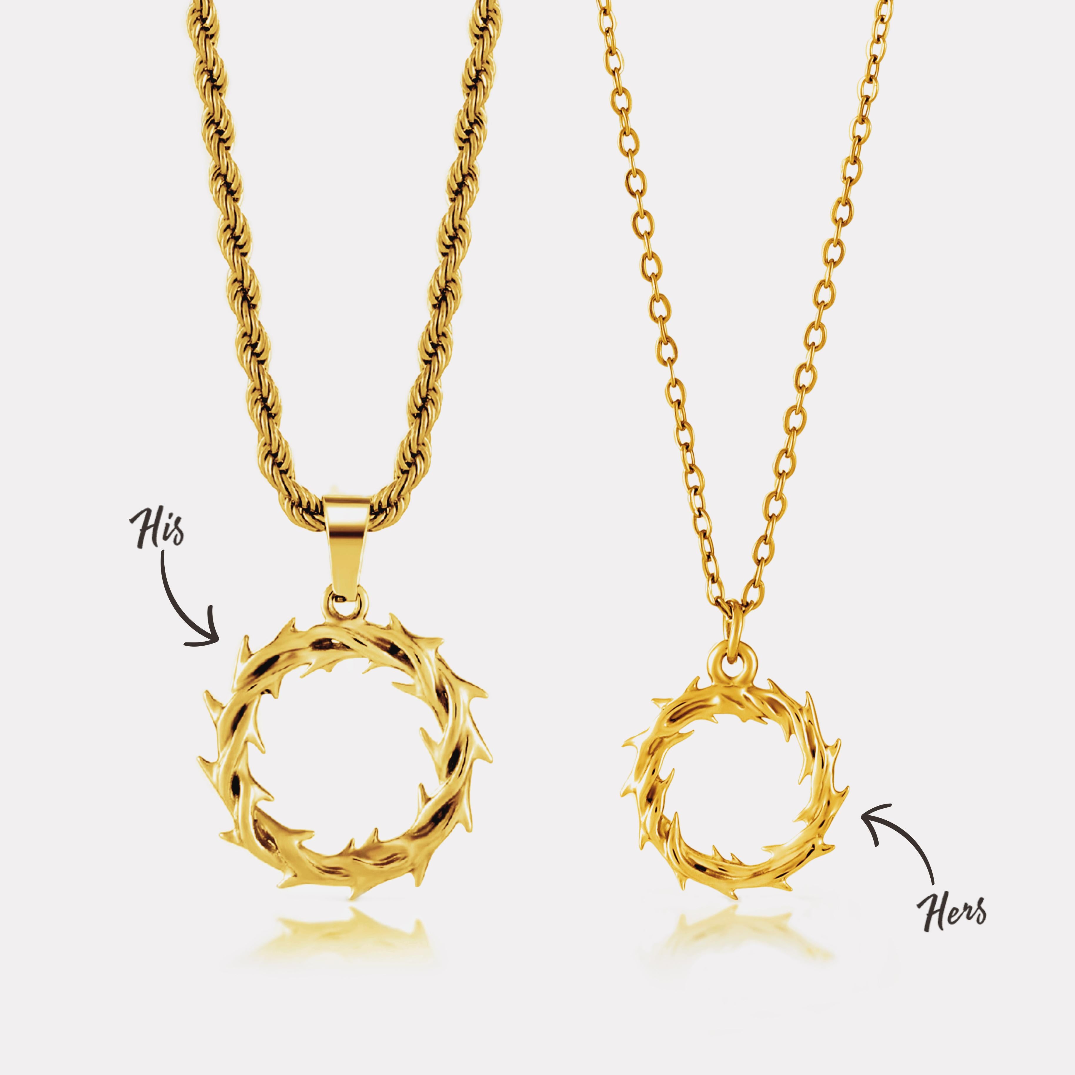 His & Hers Crown of Thorns Pre-Order (Silver)