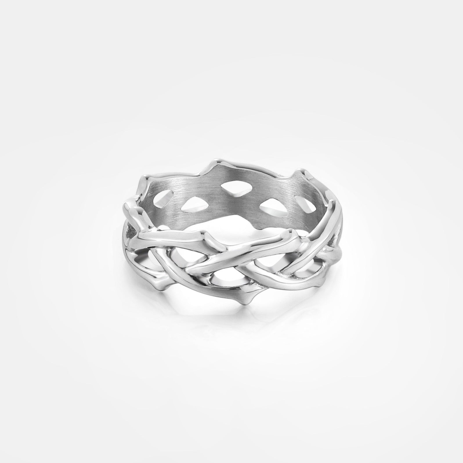 Crown of Thorns Ring (Silver)