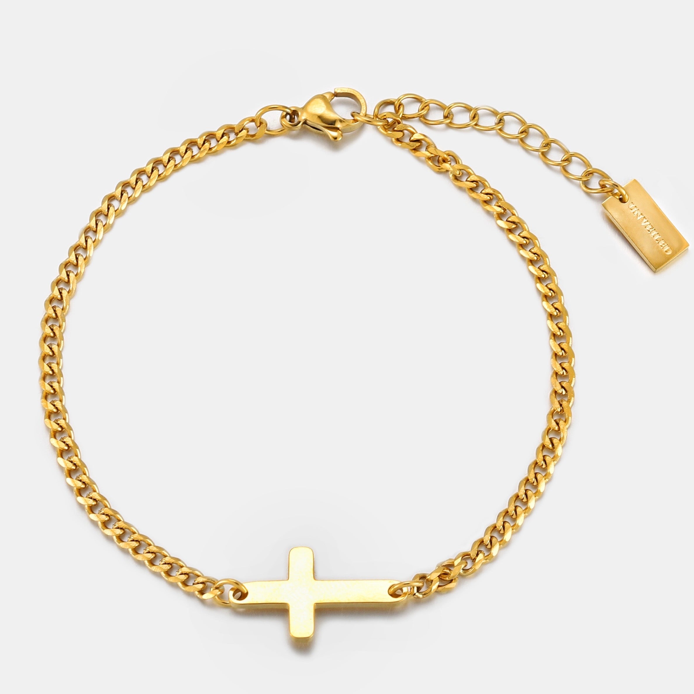 Cross Bracelet (Gold)