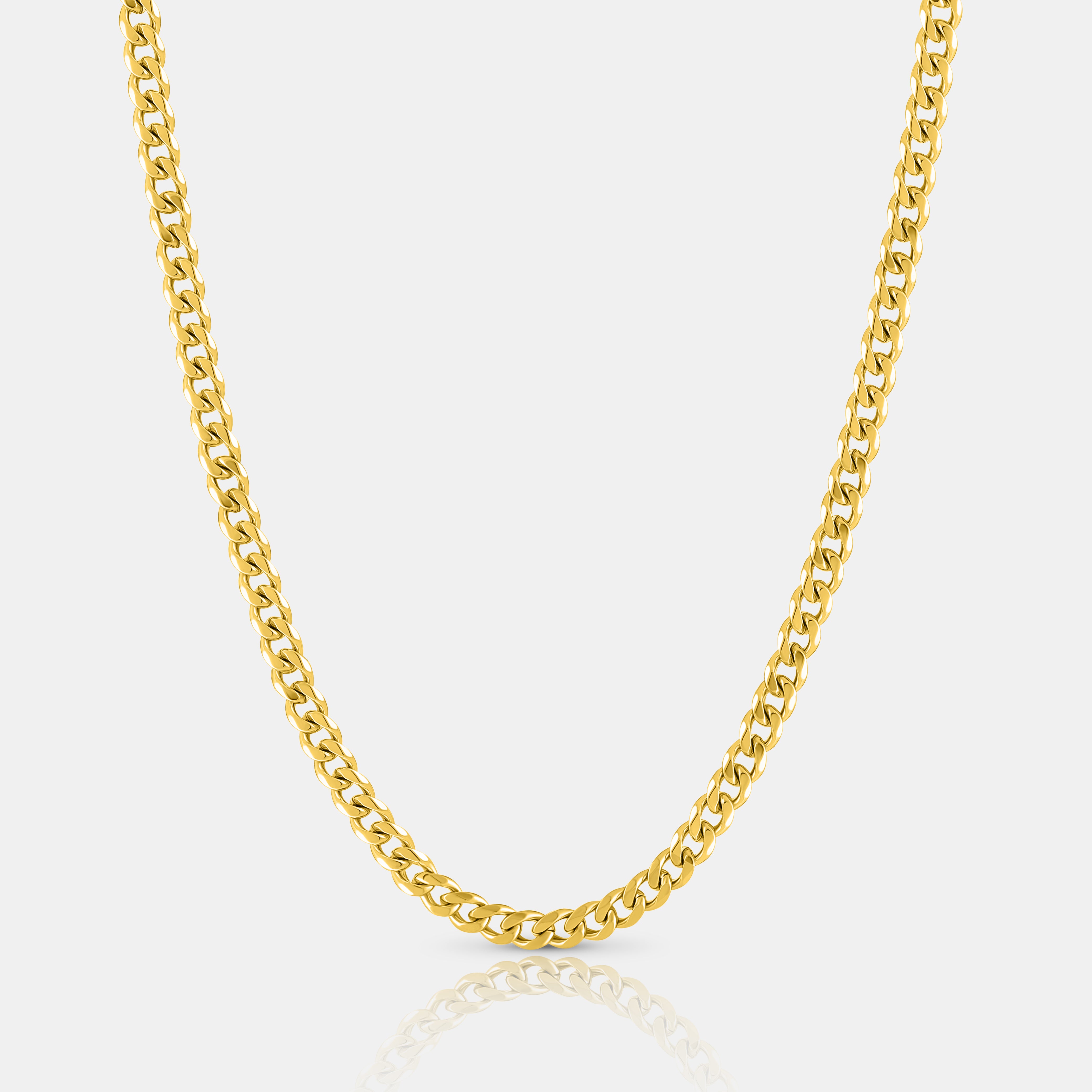 Cuban Chain 5mm (Gold)
