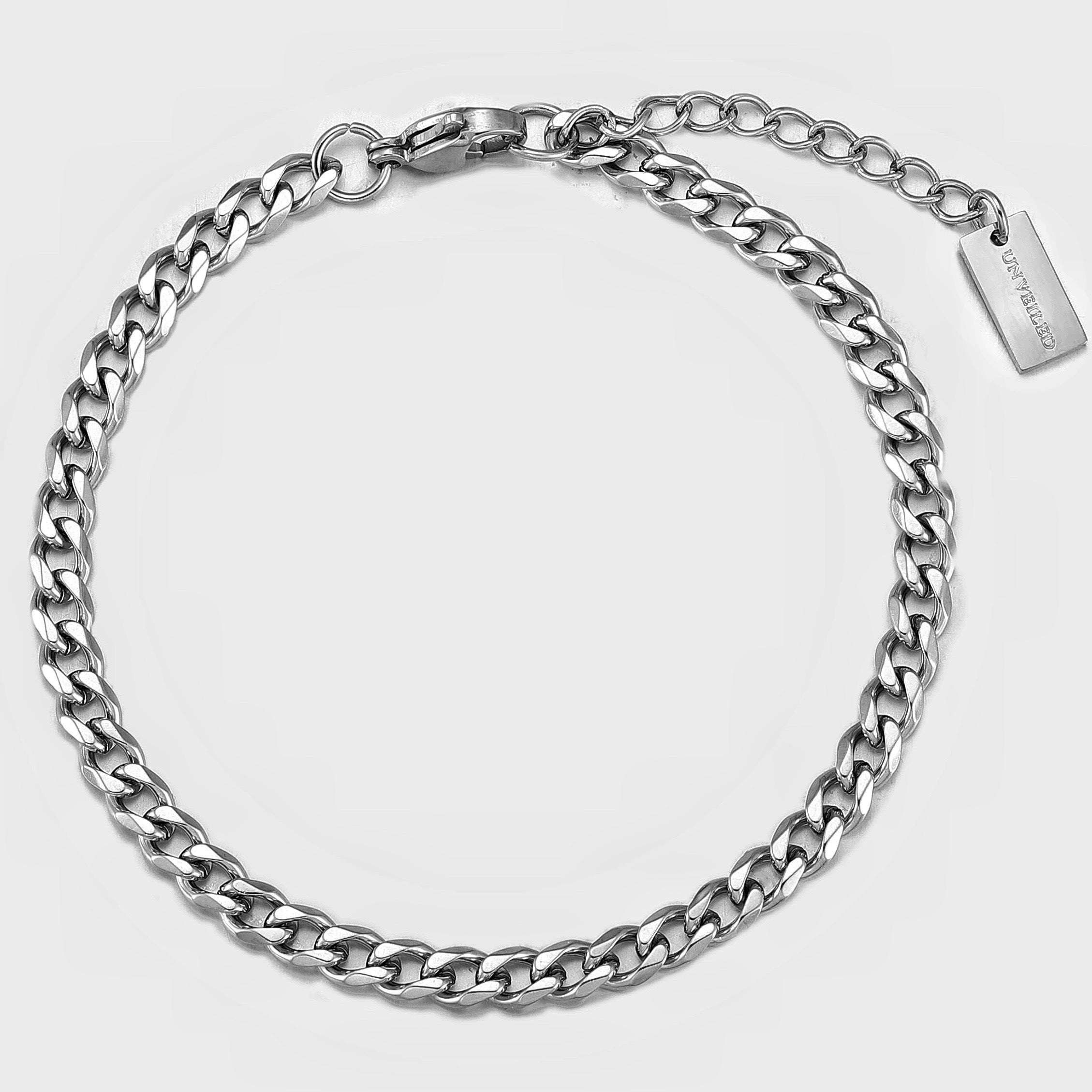 Cuban Bracelet 4mm (Silver)