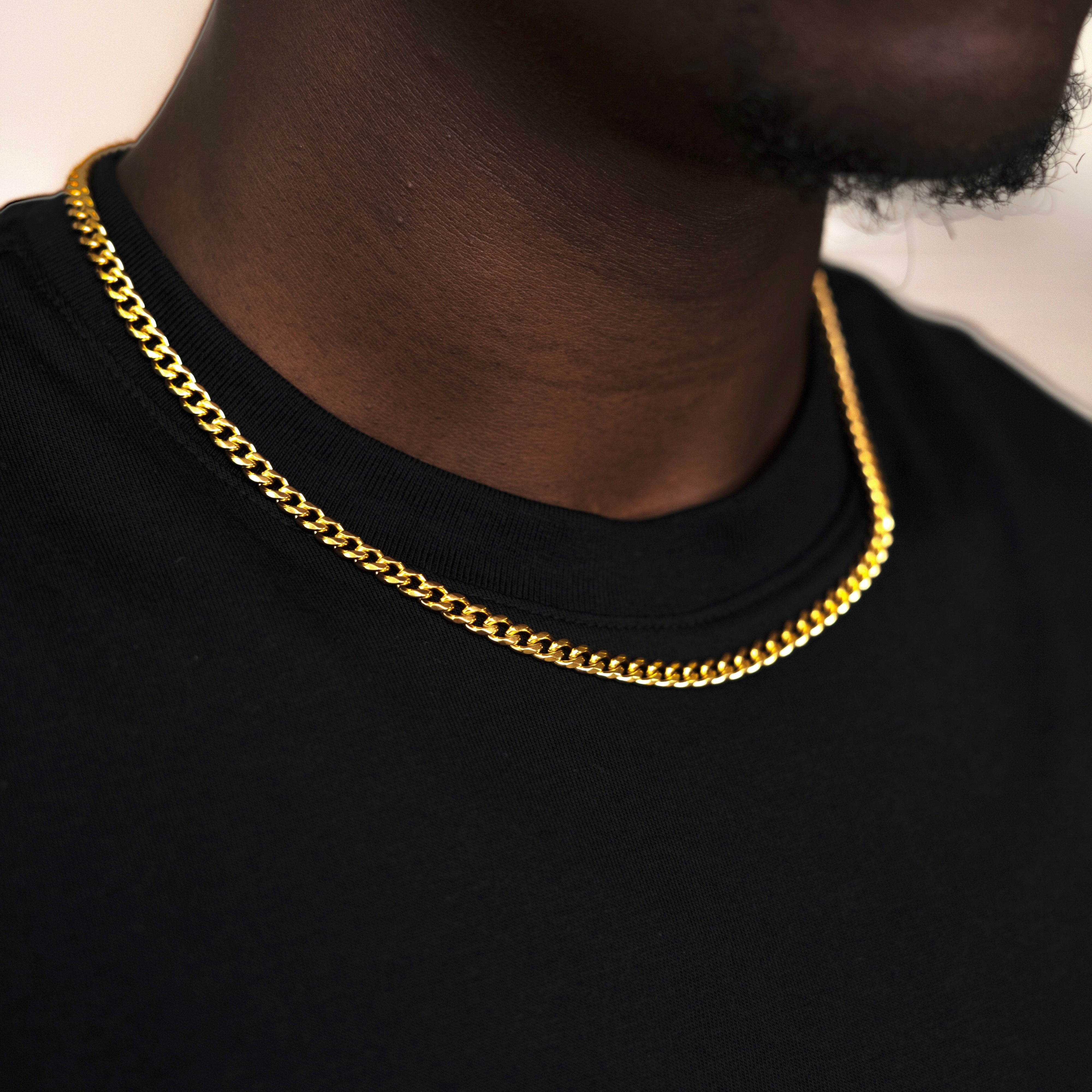 Cuban Chain 5mm (Gold)