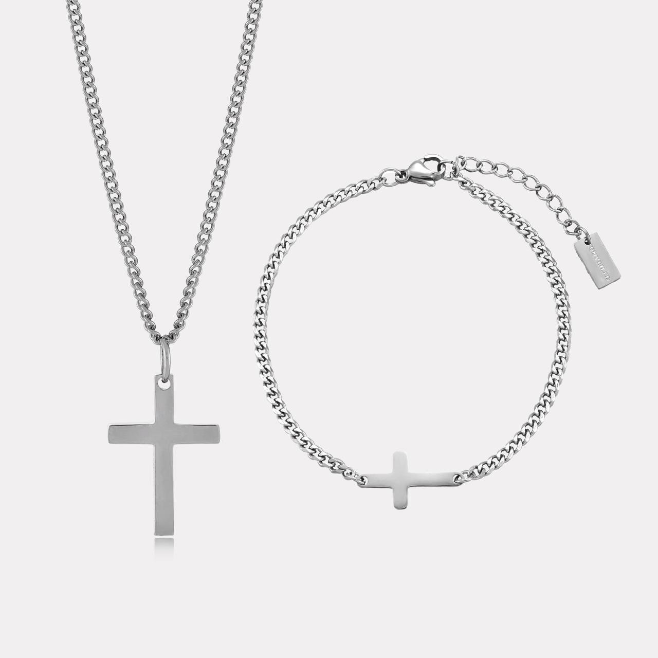 Cross Set (Silver)