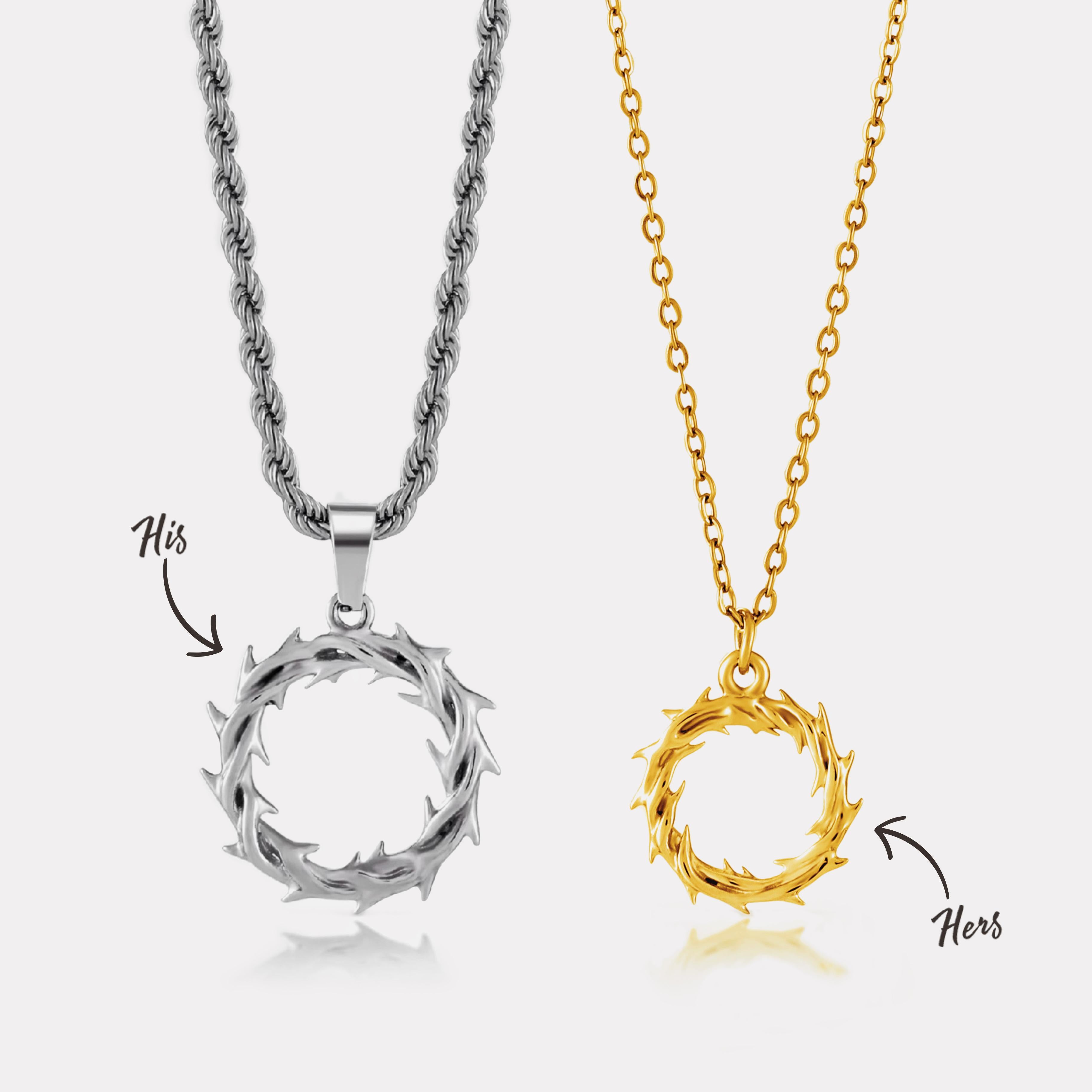 His & Hers Crown of Thorns
