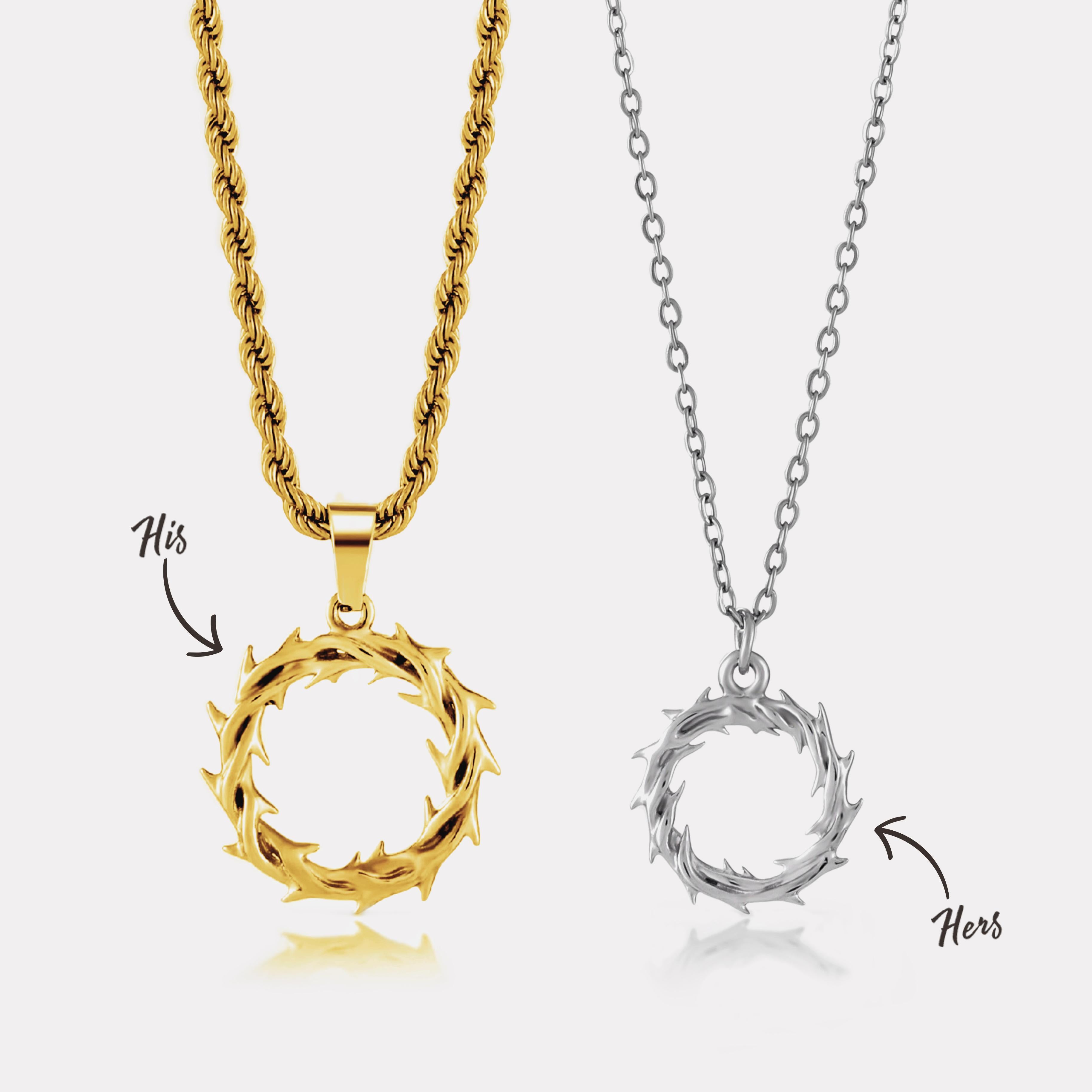 His & Hers Crown of Thorns
